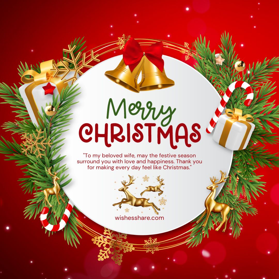 100+ Christmas Messages For Wife – Romantic Christmas Texts 8 Christmas Card Messages for Wife
