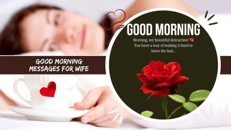 180+ Good Morning Messages for Wife That Show Your Love