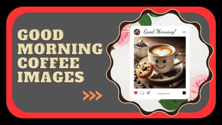 Good morning coffee images featuring a delightful cup of coffee with a heart-shaped design, accompanied by a cookie and coffee beans, perfect for a cheerful morning message.