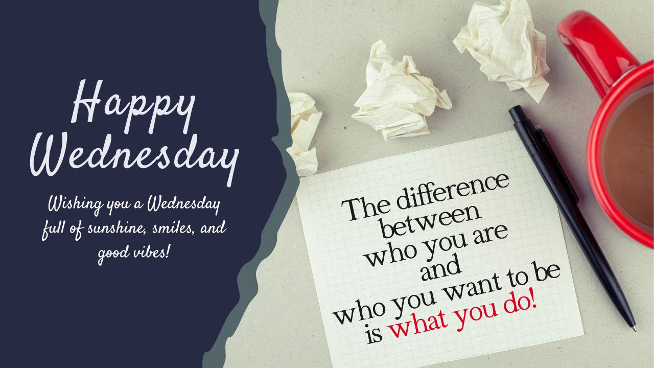 Happy Wednesday Wishes with Positive Vibes