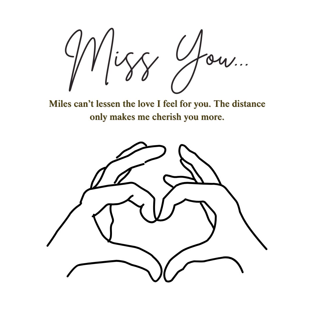 Emotional Missing You Messages for Him Long Distance