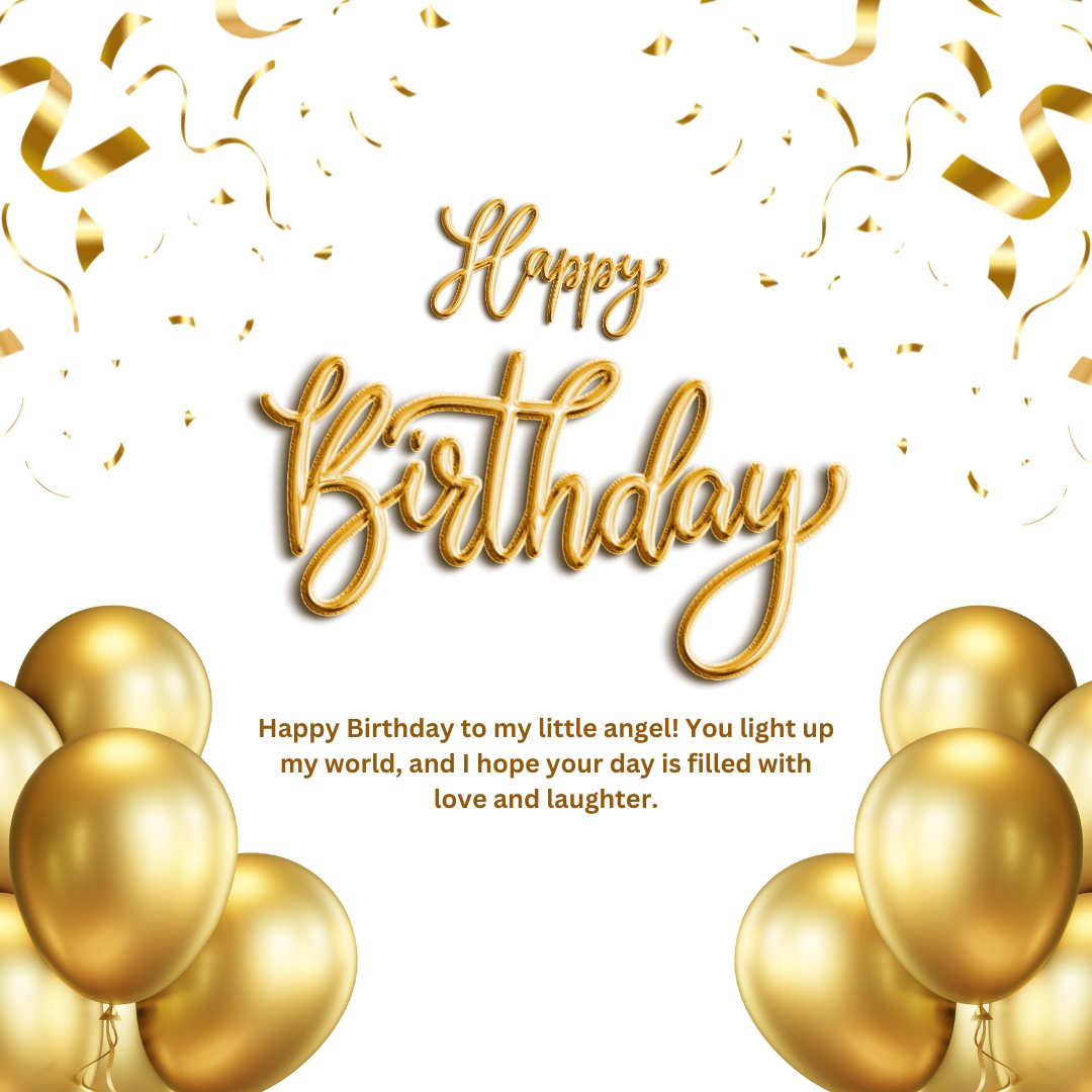 Little Daughter Birthday Wishes