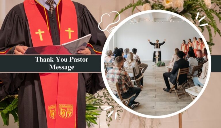 100+ Thank You Pastor Message That Touches Hearts