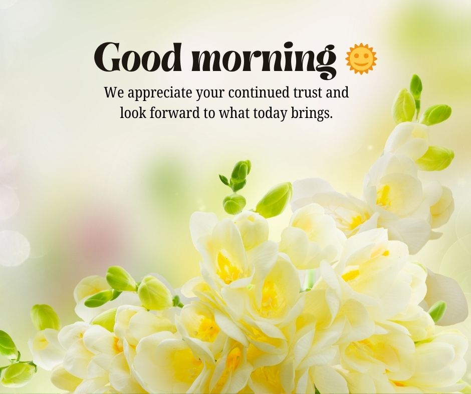 Professional Good Morning Messages for Clients