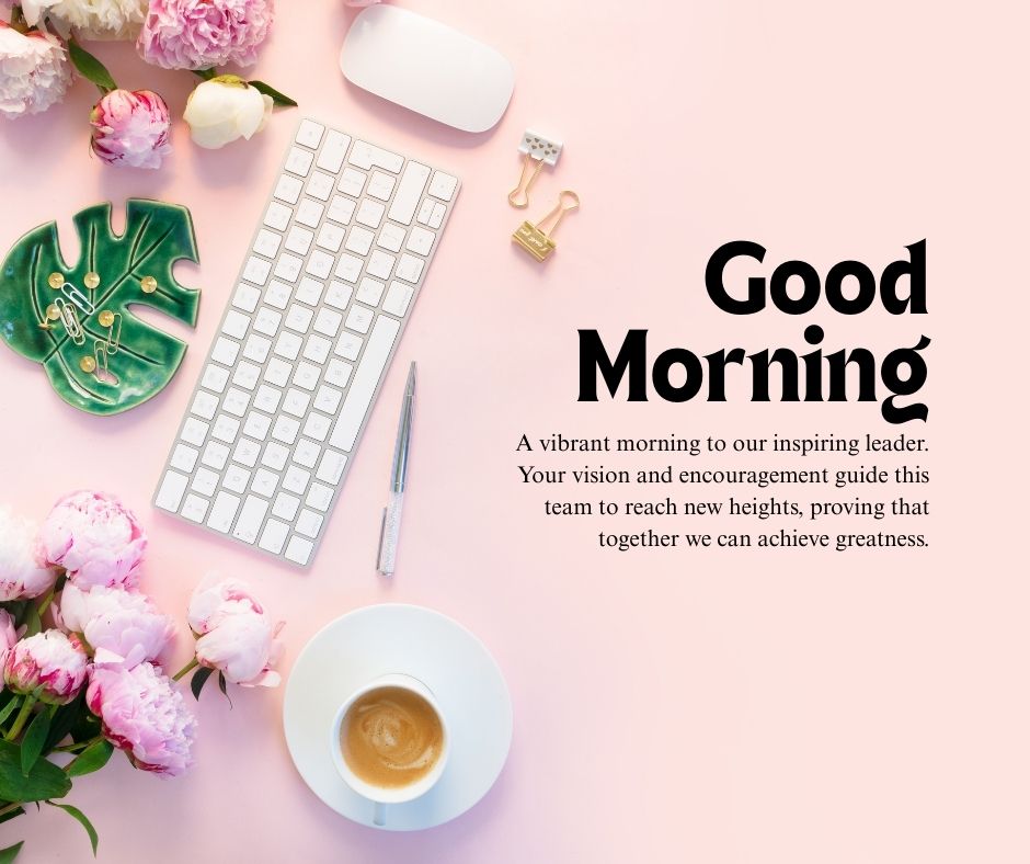 Inspirational Good Morning Messages for Boss to Motivate the Team