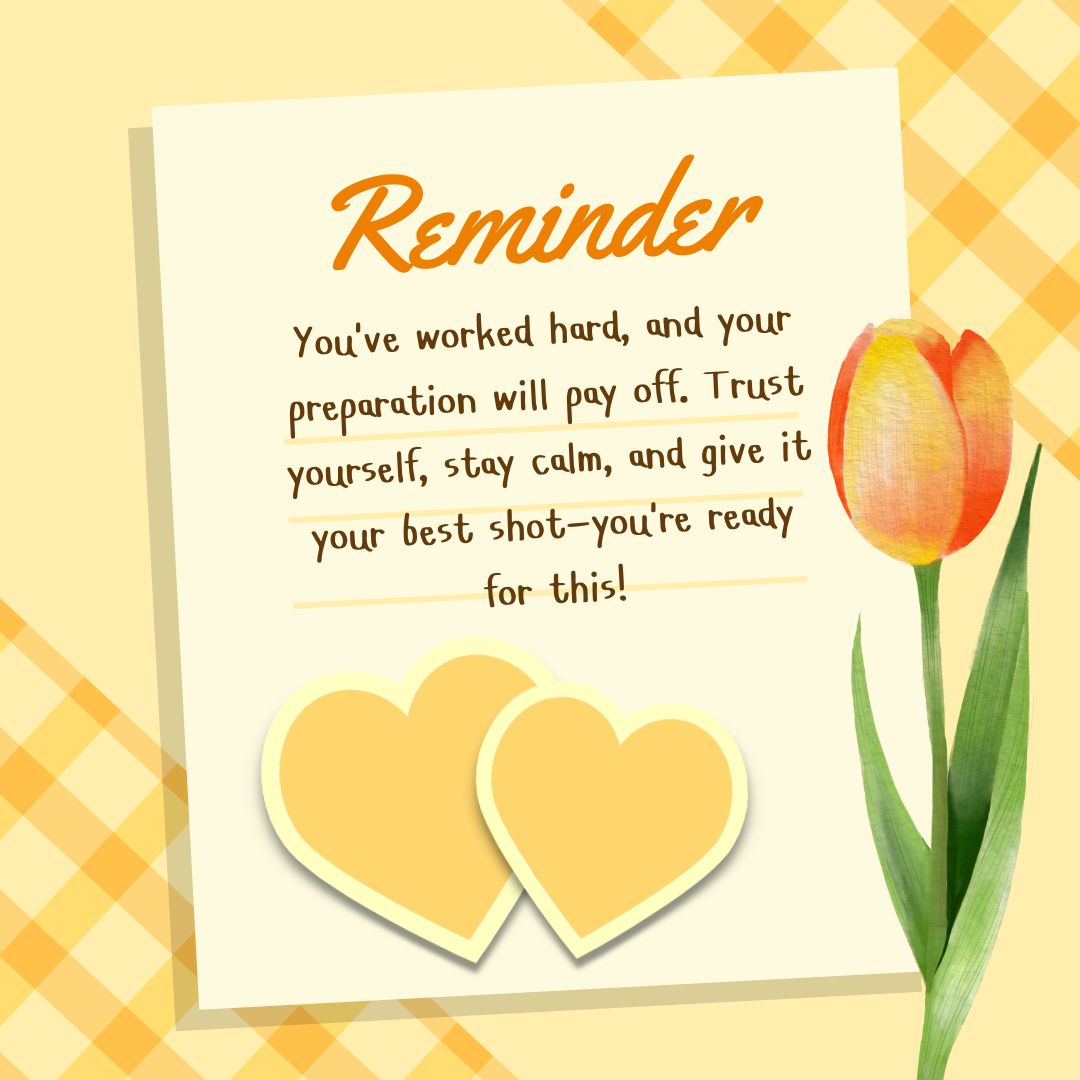 Motivational Messages for Students Before Exams