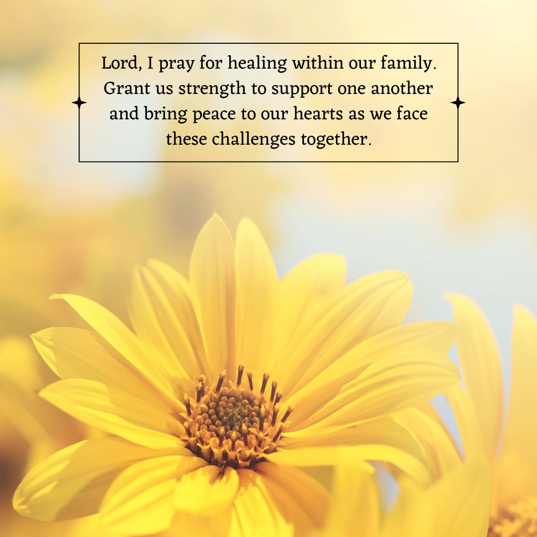 Prayers for Healing and Strength for Family