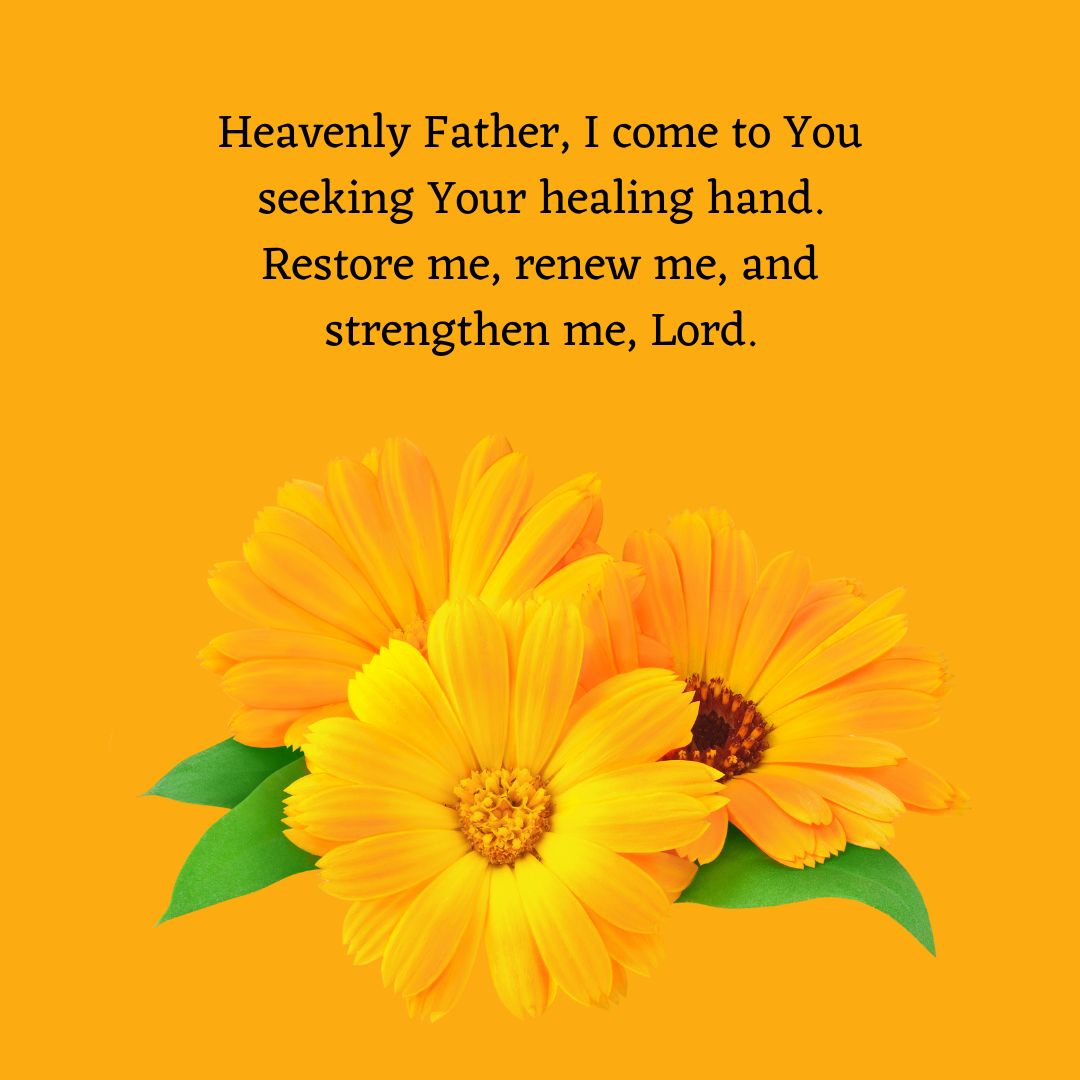Prayers for Healing to Say Oneself