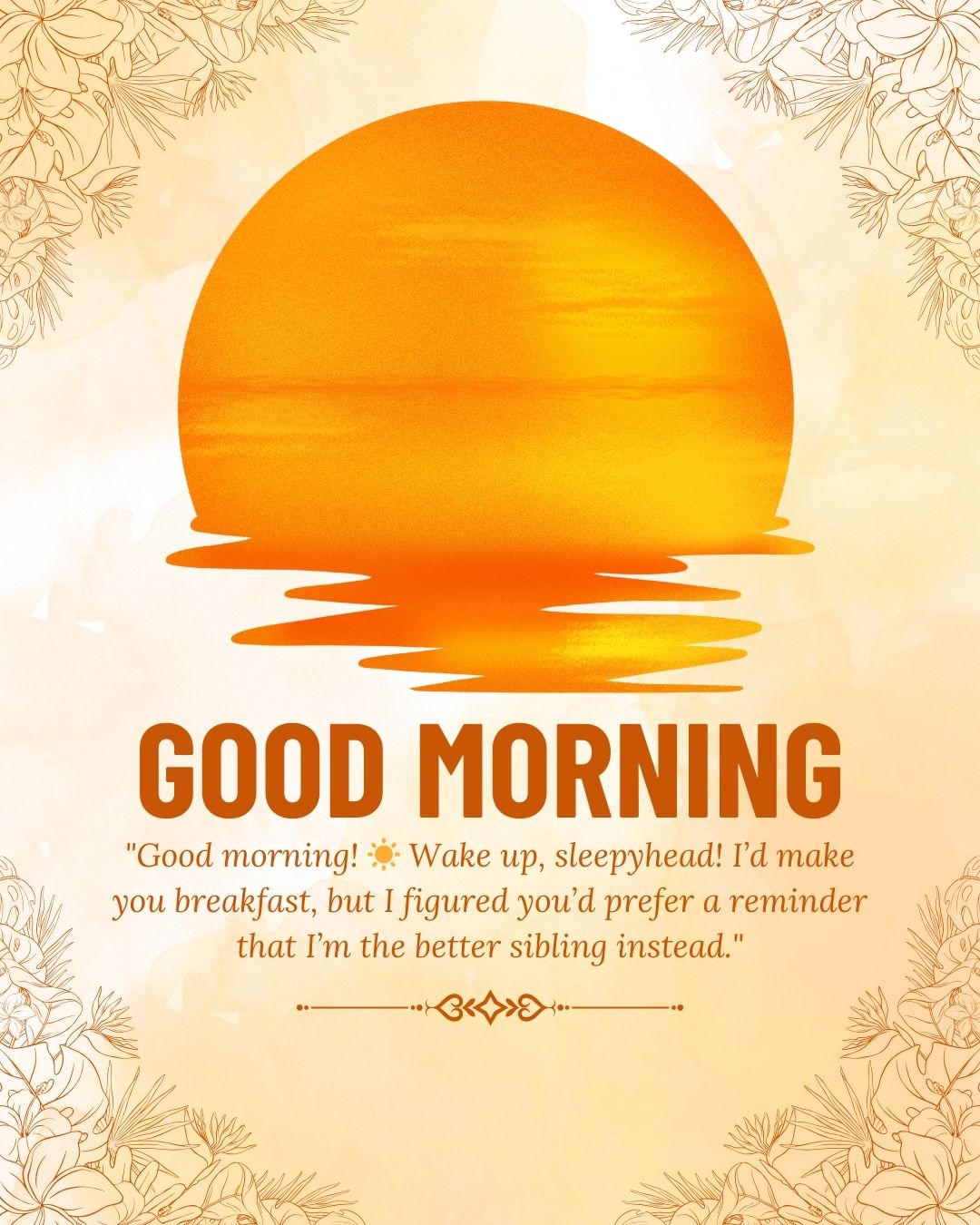 Funny Good Morning Messages for Siblings to Lighten Their Day